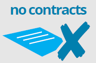 No Contracts